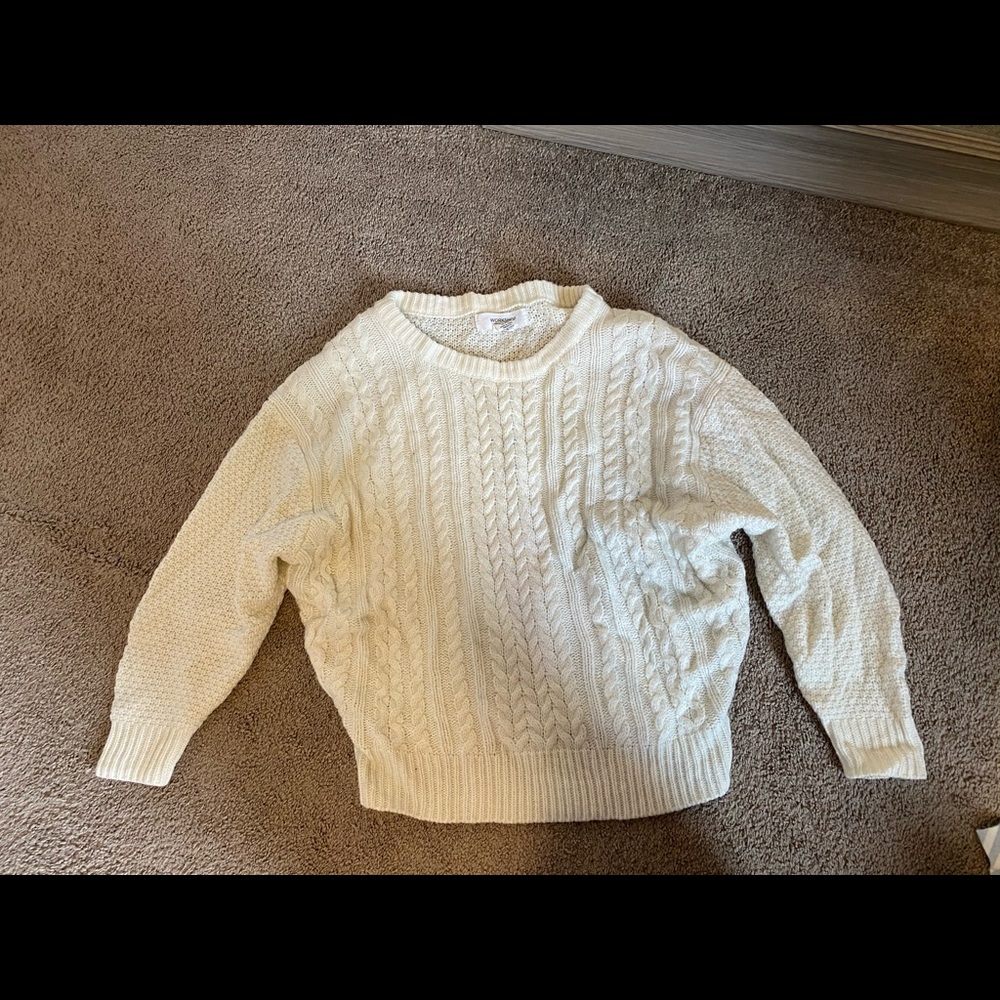 White sweater